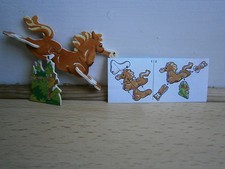 KINDER PUZZLE CARTON CHEVAL K01 N°108 + BPZ