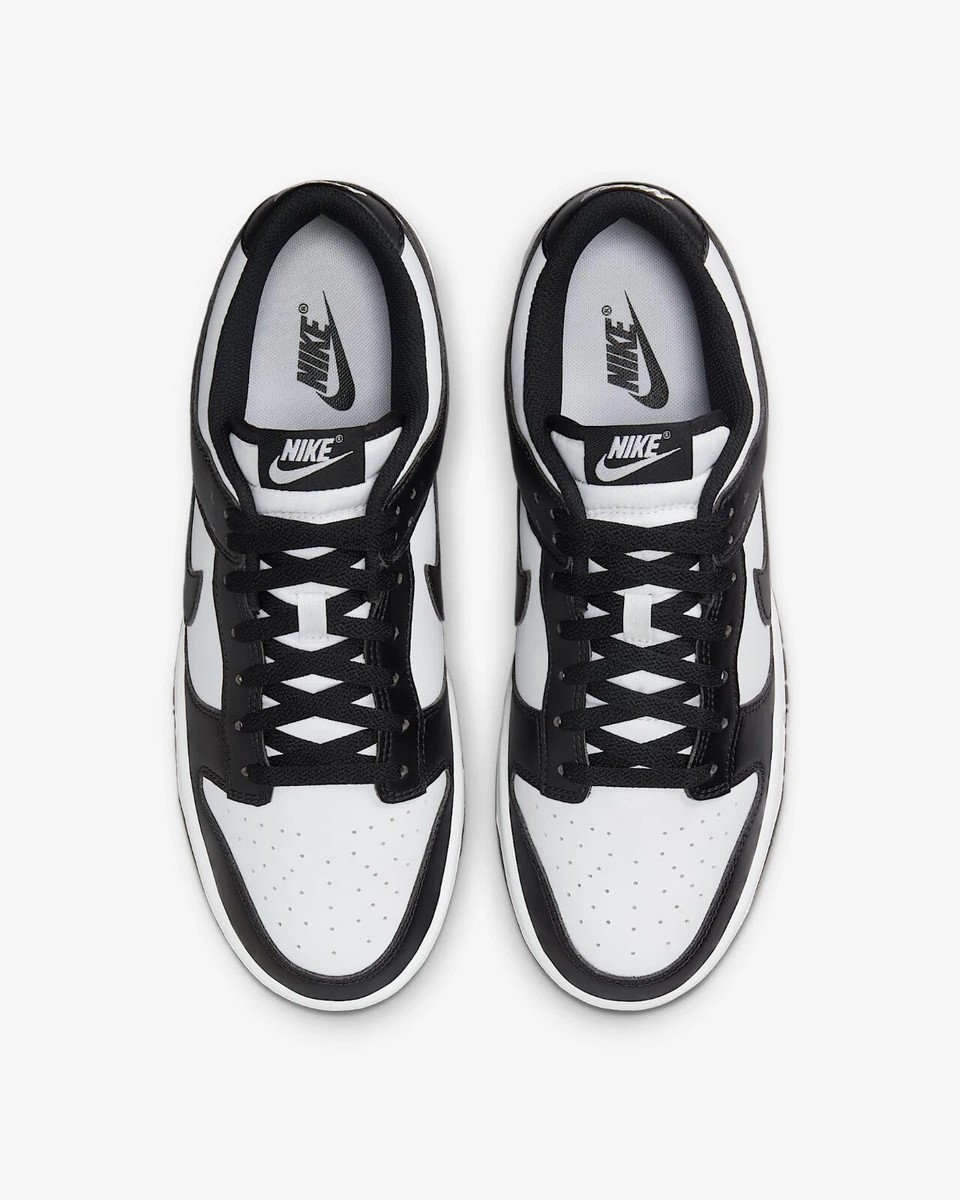 Nike Dunk Low Retro HF5441-100 White/White/Black Men Shoes | eBay