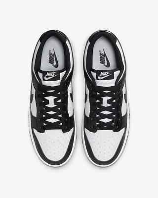Nike Dunk Low Retro HF5441-100 White/White/Black Men Shoes | eBay