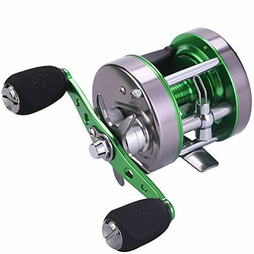 Round Baitcasting Reel Inshore Saltwater Fishing, Conventional 400-Right Hand - Picture 1 of 5