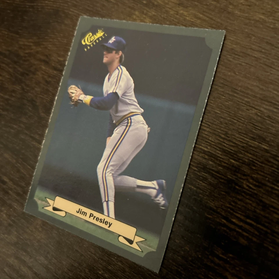 1987 Classic Green #48 Jim Presley Seattle Mariners - Image 3 of 4