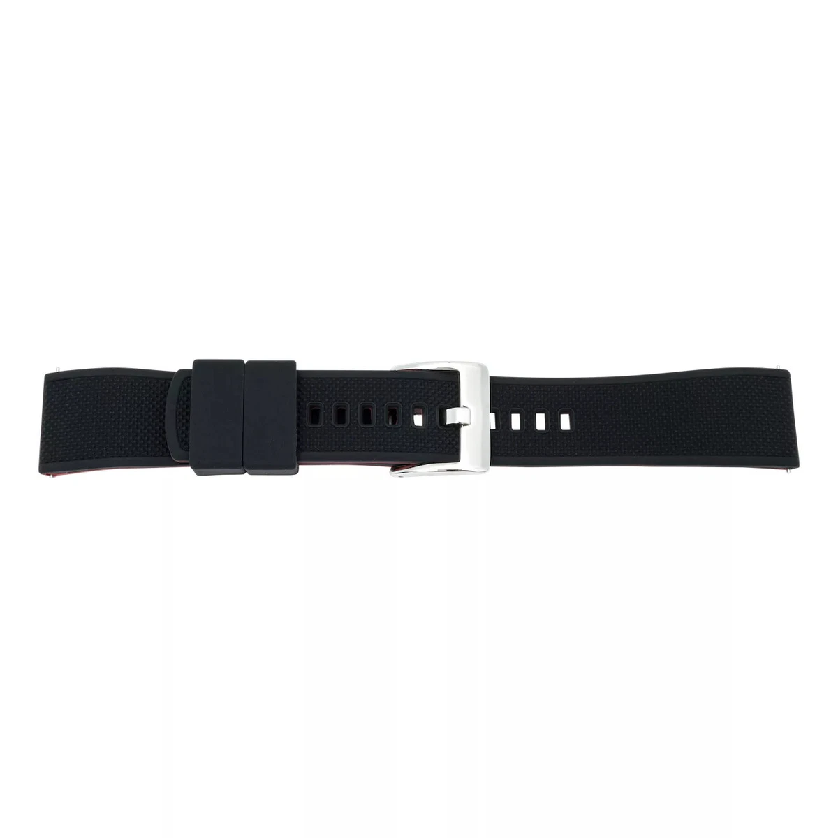 12 Anelli Ferma Cinturino Per Orologio In Silicone – 22 Mm – Neri – Universali Per Sostituzione