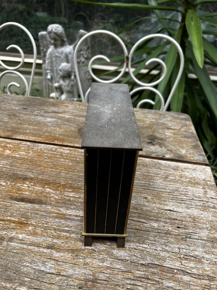 Ancienne pendule de table en bronze de la marque vedette des années 1960 - Photo 2/4