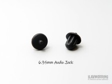 6.35mm Audio / Headphone Jack - Anti Dust Cover Plug Cap 3 pcs