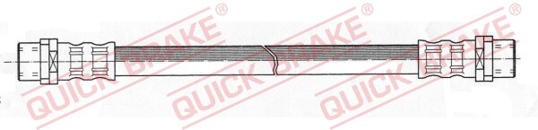 Quick Brake 27.014 Bremsschlauch 201 Mm FüR Audi-image