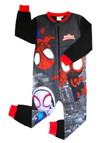 Pijama de una pieza Spiderman 1Onesie Marvel para niños Edad 18 meses-10 años - Imagen 29 de 54