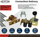 APC 500KG Sliding Gate Hardware Kit with Wheels,Roller,Stopper,Catcher(No Track)