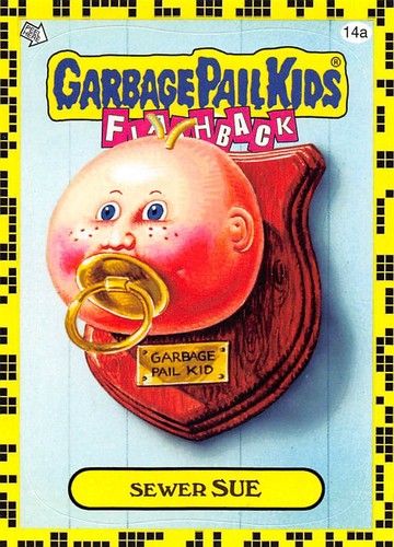GARBAGE PAIL KIDS 2011 FLASHBACK SERIES 2 PICK-A-CARD YELLOW BASE STICKERS TOPPS - Picture 54 of 321