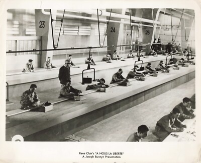 A Nous la Liberte Movie Photo 8x10 1931 Film Director Rene Clair  Prison  *P57b