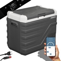Arebos Kompressor KüHlbox 43L Elektrisch Auto KüHlschrank App Gefrierbox Camping