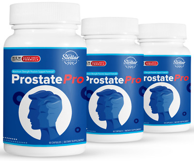 3 Pack Prostate Pro, premium prostate support blend-60 Capsules x3