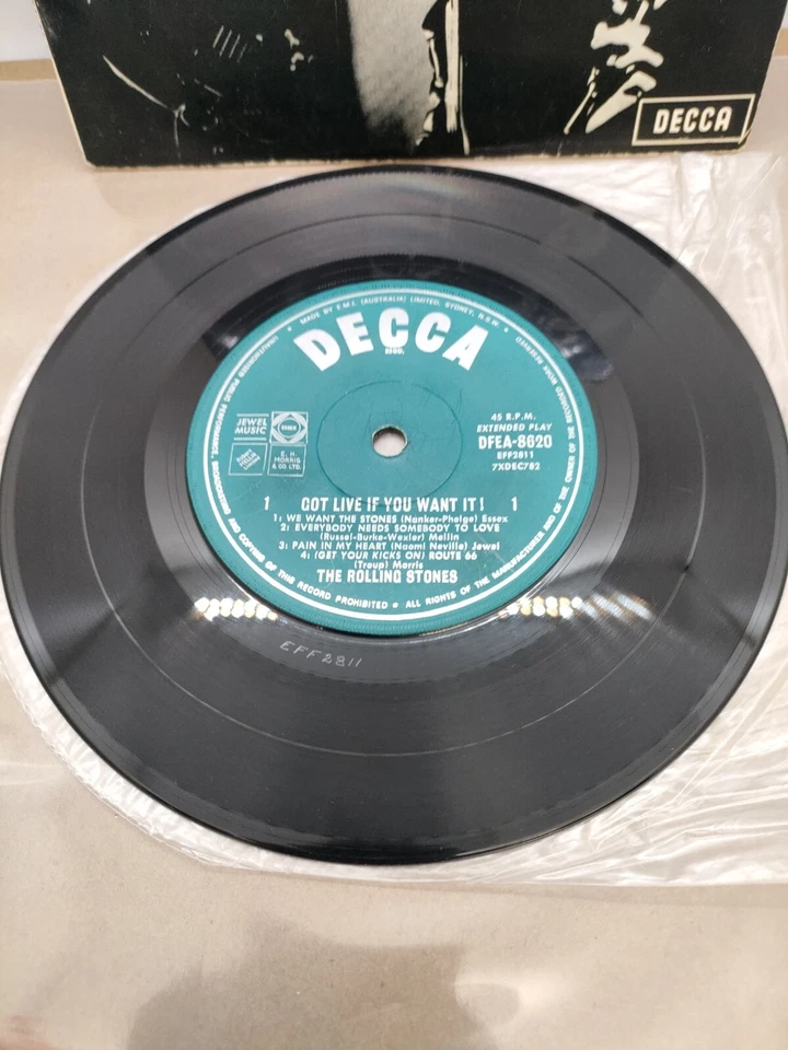 The Rolling Stones ‎– Got Live If You Want It! 7" Aus Press - Image 2 of 4
