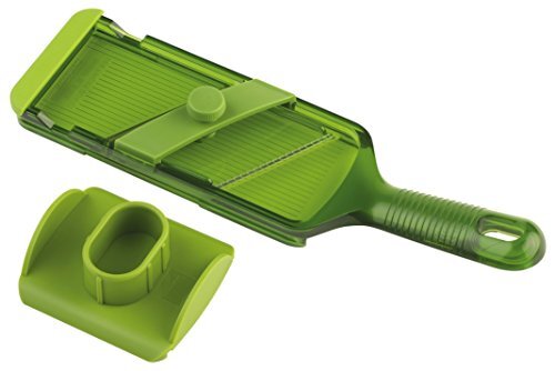 KUHN RIKON 20451 - Mandolina affettaverdure Regolabile, Colore: Verde (k2N)