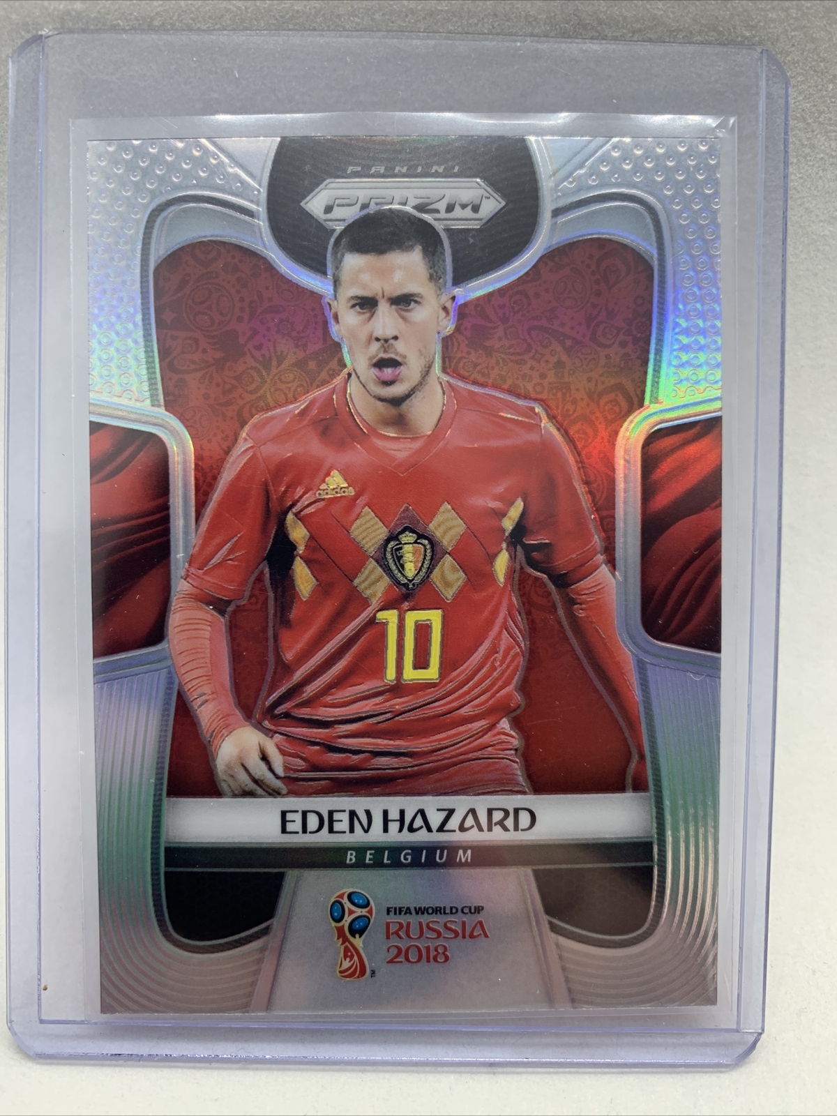 2018 Prizm World Cup Eden Hazard Silver Prizm Pack Fresh Belgium
