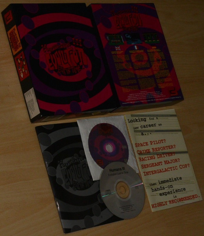 HUMANS III EVOLUTION + AKIRA ~ IBM PC/Commodore Amiga CD32 ~ BIG boxed ~ english
