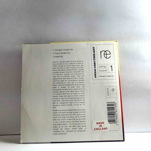 Nitzer Ebb – I Thought (CD, UK, 1995, Mute) AX224 - Picture 2 of 3