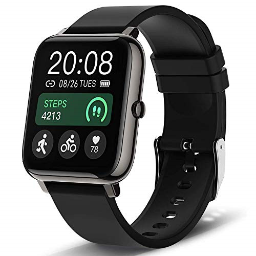 Smart Watch, Popglory Smartwatch with Blood Pressure, Blood Oxygen Monitor, with