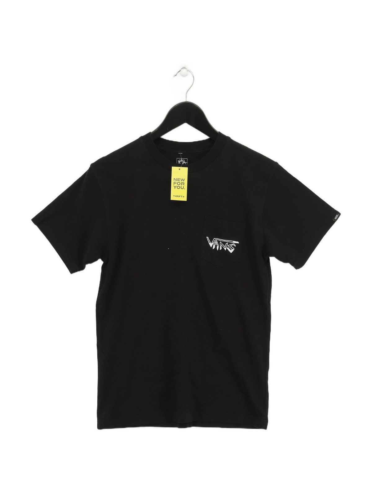 ALTRA Vans T Shirt Uomo S Nera Grafica 100% Altro Basic