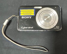 SONY Cyber Shot DSC-W190 Black Tested Working With Battery From Japan