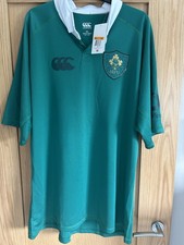 MENS  IRFU IRELAND 150TH ANNIVERSARY HOME CLASSIC JERSEY GREEN 