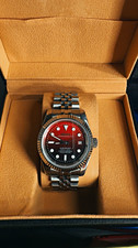 SEIKO NH35 Automatic Movement 40mm Red Dial D...