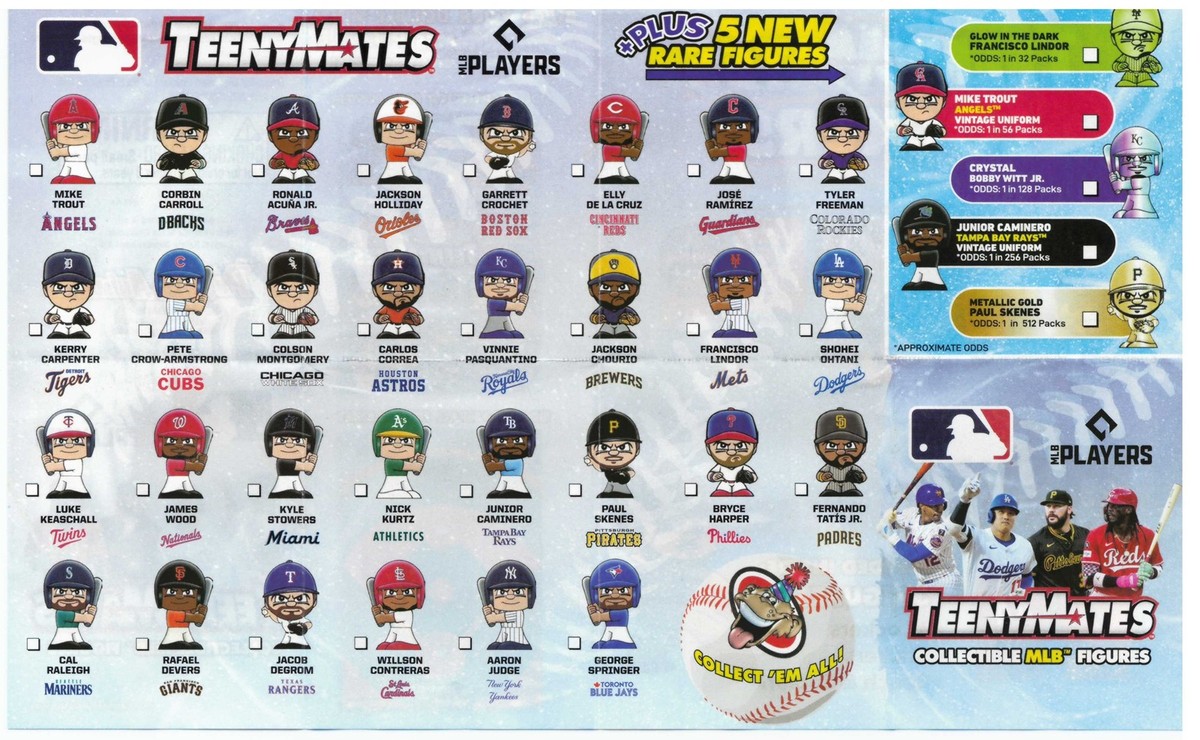 Teenymates 2026 MLB Series 13 Baseball Mini Figurines Blind Bags