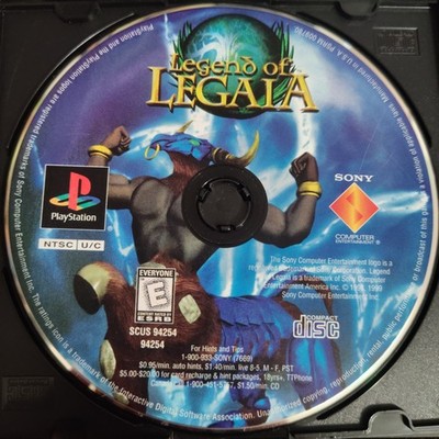 Legend of Legaia (Sony PlayStation 1 PS1, 1999) Disc Only Tested Working