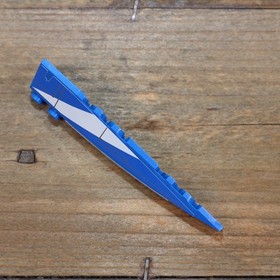 LEGO Star Wars 8093 Blue Wedge 10x3 Left White Stripes Yellow Pattern 50955pb008