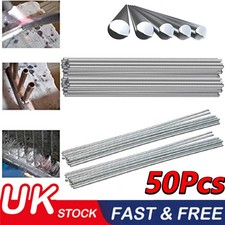 50Pcs Aluminium Welding Rods Wire Brazing Easy Melt Solder Low-Temperature UK