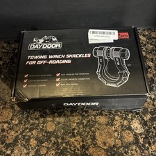 Daydoor 34 D Ring Steel Towing Winch Shackles For Off Roading Black Nib
