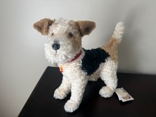 Steiff German Mohair "Foxy" Collectable Wire Haired Fox Terrier 13" - 031717 NWT