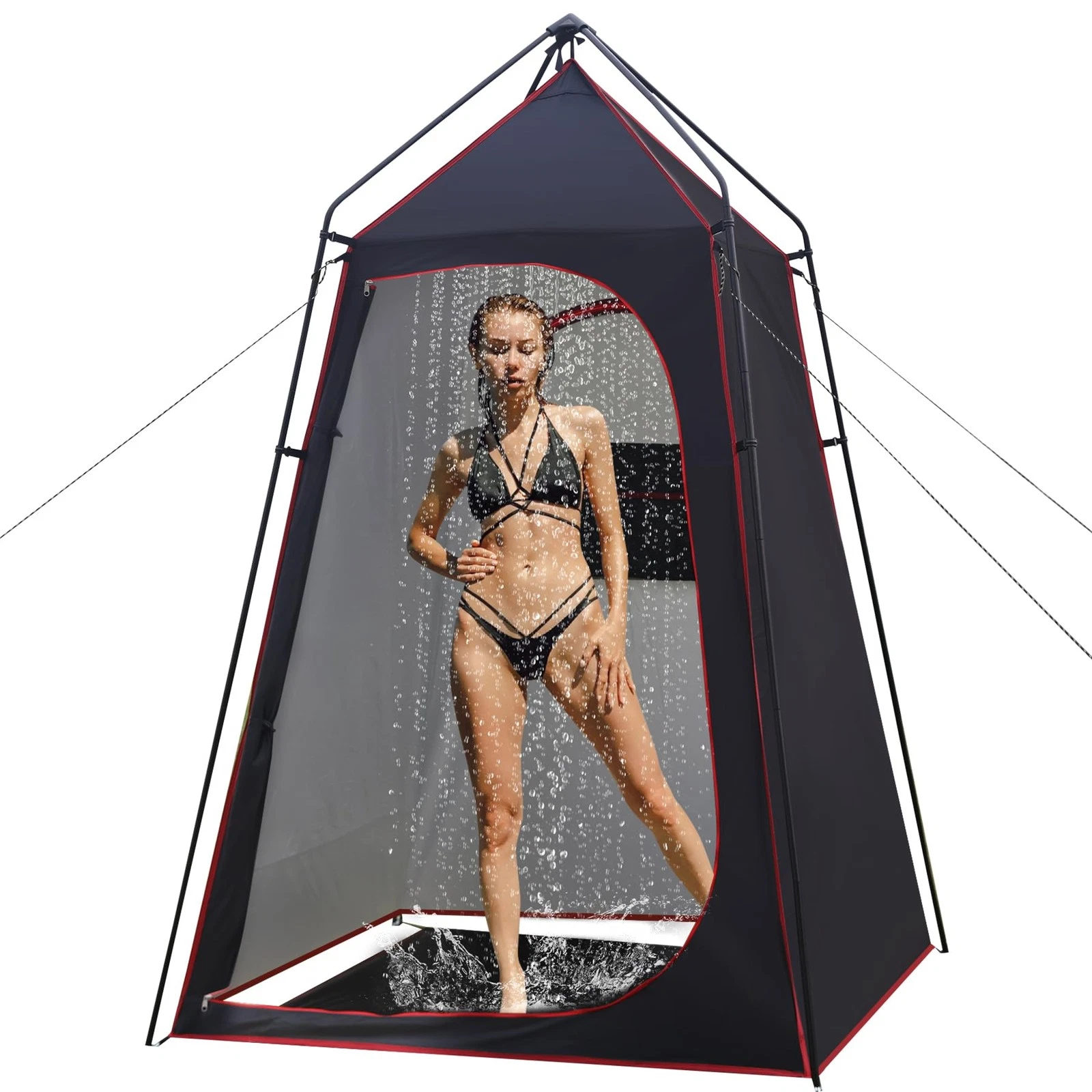 Camping Shower Tent, Portable Outdoor Privacy Shelter for Showering & Changin...