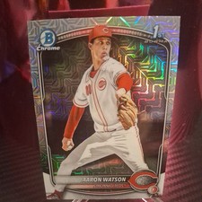 2025 Bowman Draft Aaron Watson #BDC-193 Chrome Mojo  1st Prospect