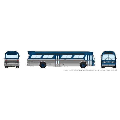Autobús de pecera Rapido Trains 573096 N genérico azul/plateado | Zustand: New