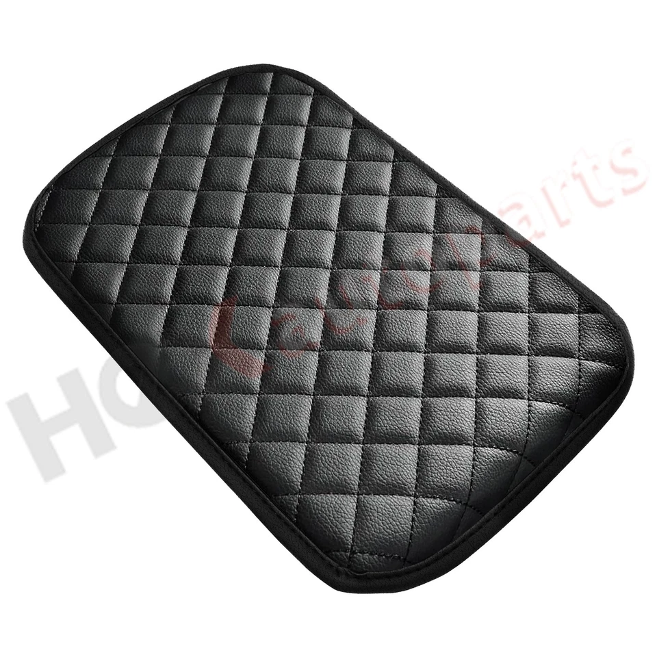 Cubierta protectora reposabrazos consola central coche alfombrilla con bolsillo para Honda Acura negra Foto 2 de 4
