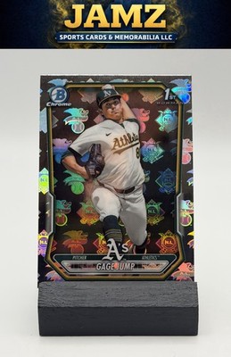 2026 Bowman #BCP-15 Gage Jump Chrome Prospects League Logofractor