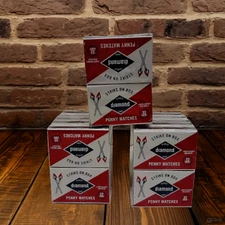 Diamond Strike On Box Small Wooden Penny Kitchen Matches 3PK of 10 (960 Total)