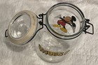Vintage Disney Mickey Mouse Goodies Glass Locking Canister Jar Anchor Hocking — photo 6