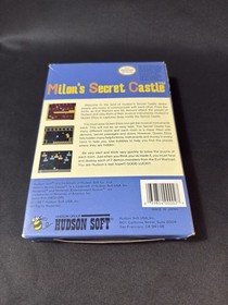 Milon's Secret Castle (Nintendo NES, 1988) BOX ONLY - Authentic! Lots of Photos 