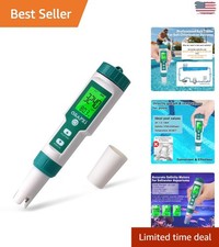 Precision 5-in-1 pH and Salt Meter for Pools, Hot Tubs  Saltwater Aquariums