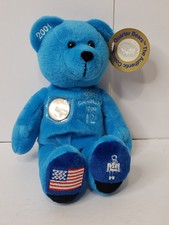 2001 North Carolina Authentic Collectible Quarter Bear Retired Timeless Toys