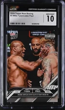 2024 Topps Now Boxing Mike Tyson/Jake Paul #3 CGC 10