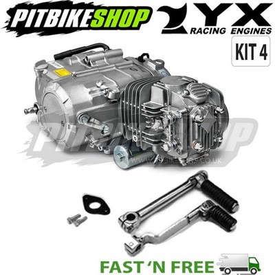 YX140 Pit Bike Motor Elektrostart manuell 1P56FMJ 140cc 30mm High Flow Ansaugung