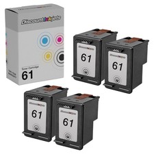 4 CH561WN BLACK Printer Ink Cartridge for HP 61 61 Deskjet 2050 2510 2512 2514