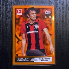 Karl-Heinz Korbel 2023-24 Topps Chrome Bundesliga - Legendary Orange /25 NM/M