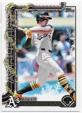 2025 Topps Holiday #H32 Tyler Soderstrom - Oakland Athletics