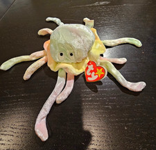 1998 Original Ty Beanie Goochy the Jellyfish, Plush  w 1999 Tush Tag
