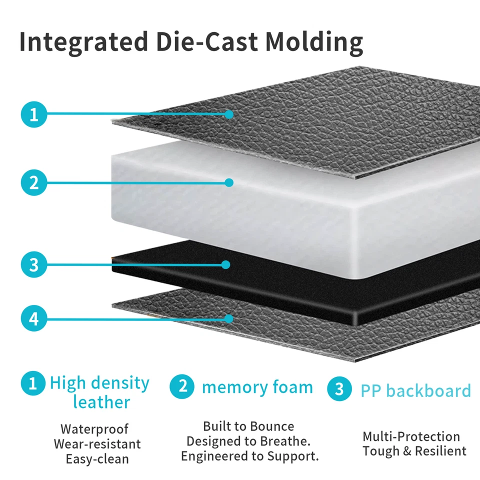 High Driver Seat Pad Cushion Fit for F650GS 08-12 F700GS 13-18 F800GS Motorcycle - Image 4 of 4