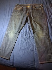 Polo Ralph Lauren Rockland 320 Men's Jeans Size 42x30 Light Wash Flap Pockets