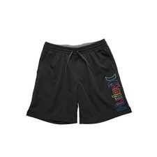 Hurley Black Board Shorts Mens XL 5" Inseam Drawstring Lined Quick Dry